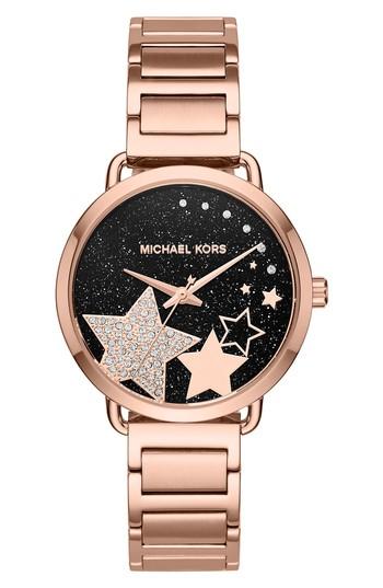 Women's Michael Kors Portia Celestial Bracelet Watch, 36.5mm