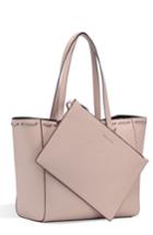 Kendall + Kylie Izzy Chain Faux Leather Tote - Beige