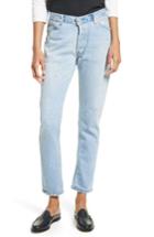 Women's Re/done Reconstructed Relaxed Straight Jeans - Blue