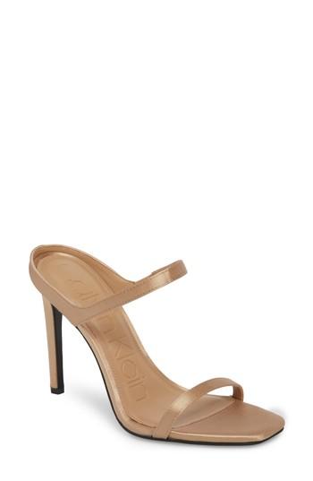 Women's Calvin Klein Dala Strappy Mule M - Beige