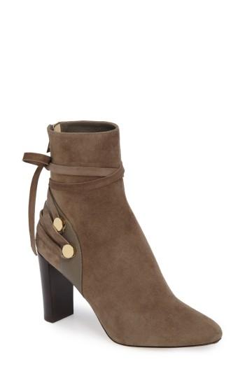 Women's Jimmy Choo Houston Lace-up Bootie Us / 35eu - Grey