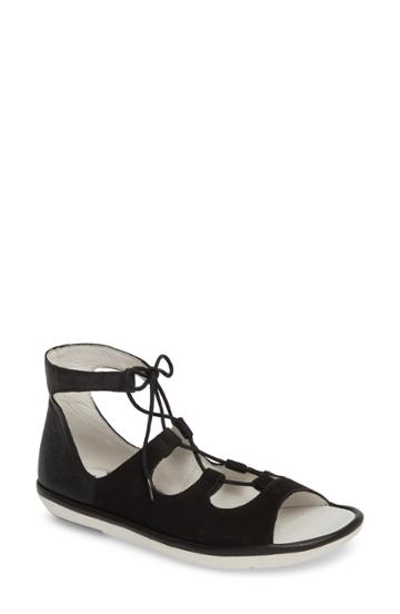 Women's Fly London Mura Ghillie Sandal -10.5us / 41eu - Black