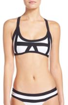 Women's Pilyq Convertible Bikini Top, Size D - White