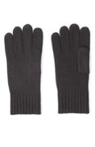 Men's Club Monaco Kensington Cashmere Gloves, Size - Black