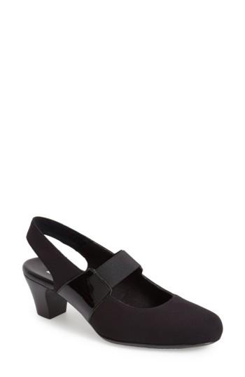 Women's Munro 'ella' Slingback Pump W - Black