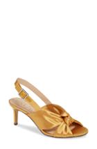 Women's Sole Society Genneene Knotted Slingback Sandal .5 M - Metallic
