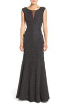 Women's Eliza J Glitter Knit Gown