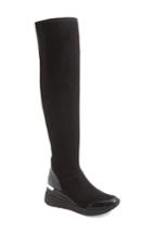 Women's Michael Michael Kors Ace Over The Knee Boot .5 M - Black
