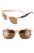 Women's Kate Spade New York Jenae 53mm Polarized Sunglasses - Pink/ Black