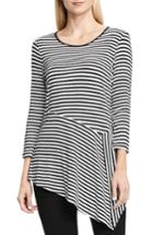 Women's Vince Camuto Asymmetrical Stripe Top