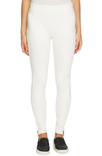 Women's Cece Ponte Knit Leggings - Ivory