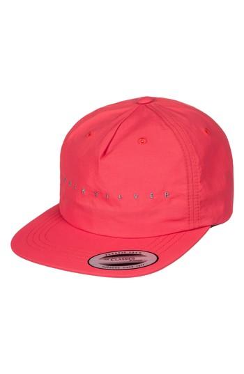 Men's Quiksilver Spaced Out Baseball Cap - Pink