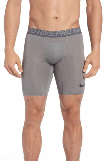 Men's Nike Pro Compression Shorts - Grey