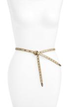 Women's Another Line Studded Skinny Belt - Taupe
