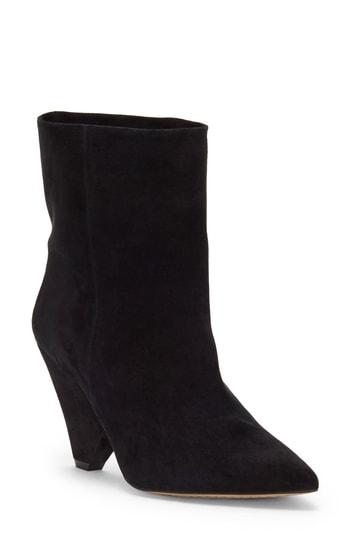 Women's Vince Camuto Regina Cone Heel Bootie M - Black