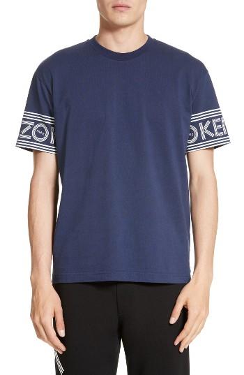 Men's Kenzo Graphic T-shirt, Size - Blue