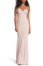 Women's Katie May Luna Stretch Crepe Gown - Pink