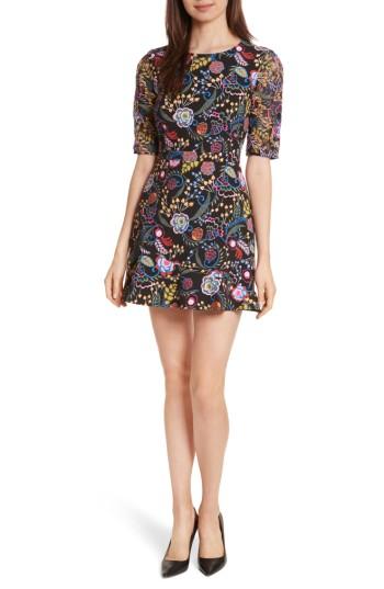 Women's Saloni Celia Floral Print Dress