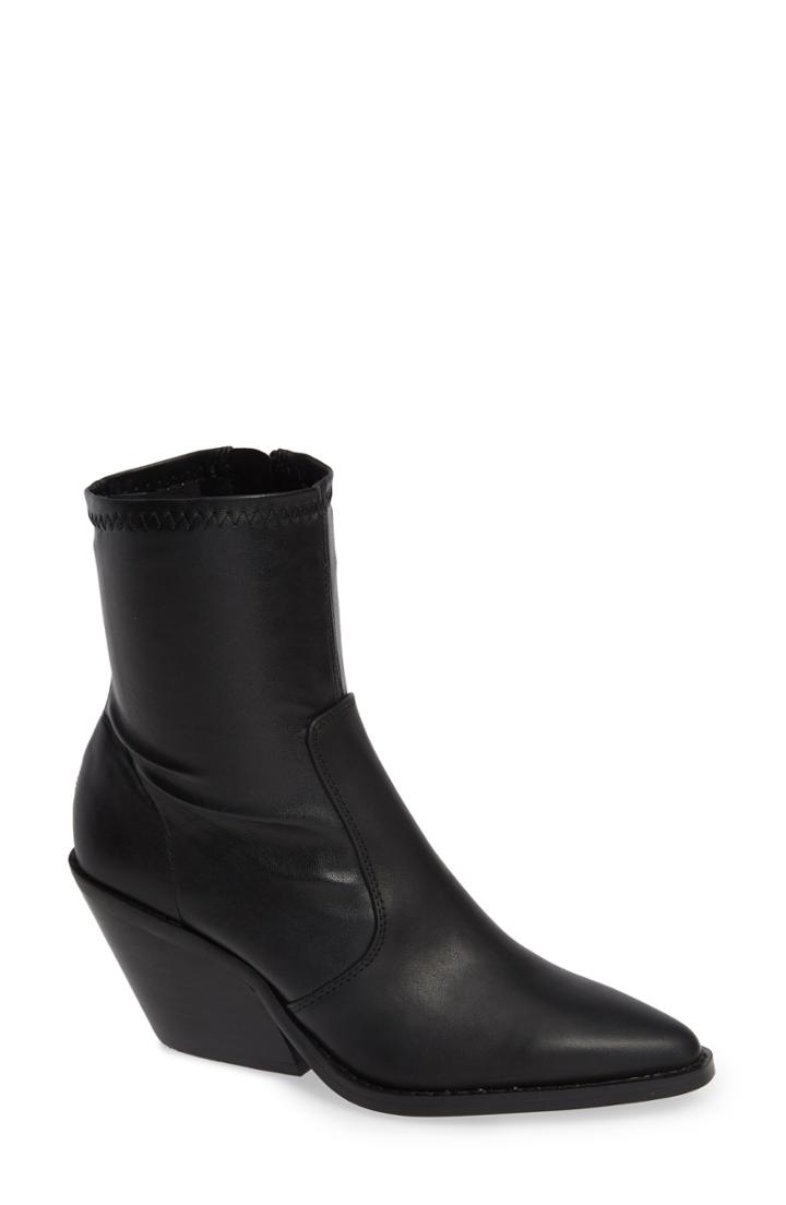 Women's Topshop Mission Bootie .5us / 39eu M - Black