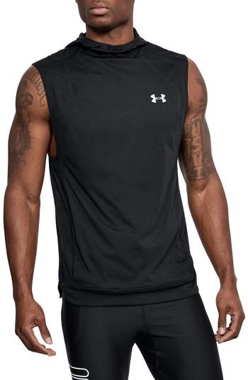 Men's Under Armour Threadborne Swyft Running Hoodie - Black