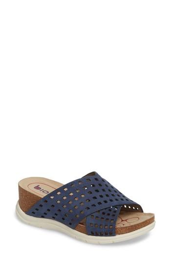 Women's Bionica Pandora Slide Sandal M - Blue