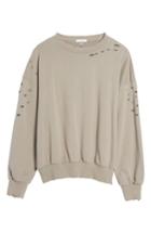 Women's Soprano Holey Sweatshirt - Grey