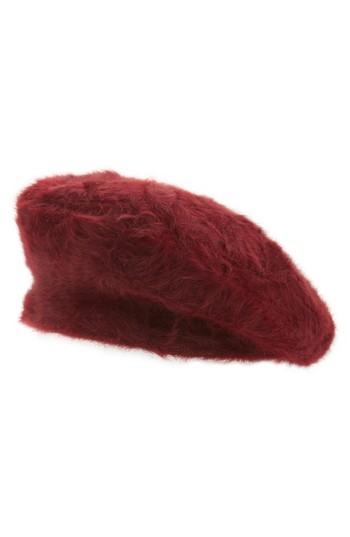 Women's Parkhurst Angora Beret - Burgundy