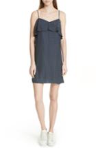Women's Atm Anthony Thomas Melillo Polka Dot Silk Dress - Blue