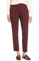 Women's Chaus Jackie Pull-on Ankle Pants - Burgundy