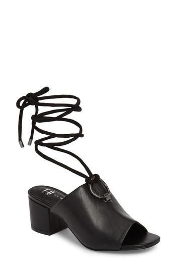 Women's E8 By Miista Mason Ankle Tie Sandal .5us / 36eu - Black