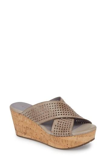 Women's Chocolat Blu Wamblee Wedge Sandal M - Grey