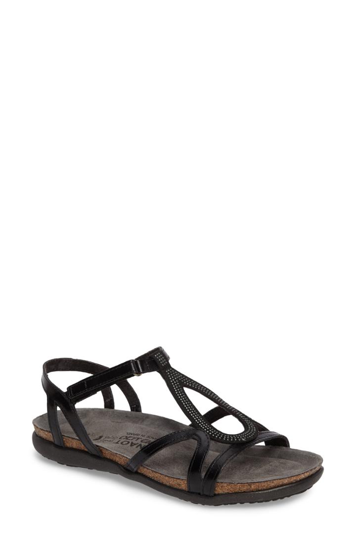 Women's Naot Tamara Studded Strappy Sandal Us / 41eu - Black