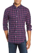 Men's Bonobos Slim Fit Brushed Twill Sport Shirt, Size R - Blue