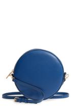 Sole Society Smooth Circle Crossbody - Blue