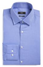 Men's Boss Sharp Fit Solid Dress Shirt .5 R - Blue