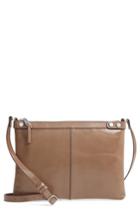 Treasure & Bond Marlow Glazed Leather Convertible Crossbody Bag - Beige