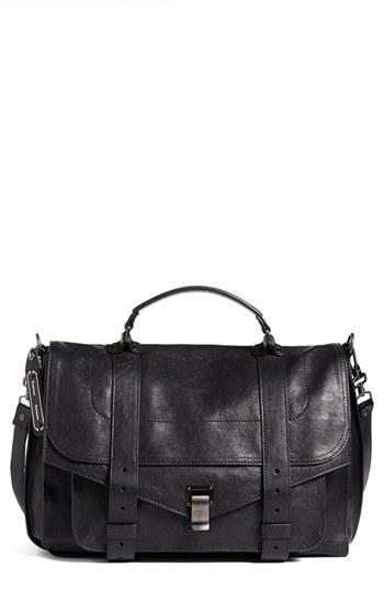 Proenza Schouler 'large Ps1' Satchel - Black