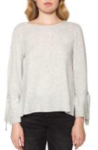 Women's Willow & Clay Tie Sleeve Sweater, Size - Grey