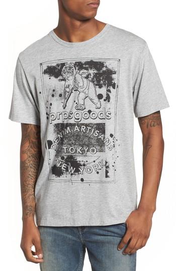 Men's Prps Logo Graphic T-shirt - Grey