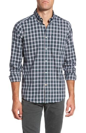 Men's Barbour Dalton Plaid Sport Shirt - Green