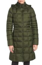Women's The North Face 'metropolis Ii' Hooded Water Resistant Down Parka - Green