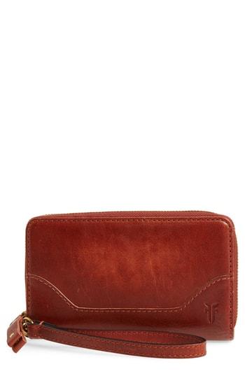 Women's Frye Melissa Leather Phone Wallet -
