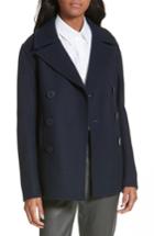 Women's Joseph Hector Double-breasted Peacoat Us / 38 Fr - Blue