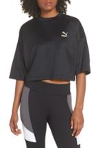 Women's Puma Retro Crop Tee - Black