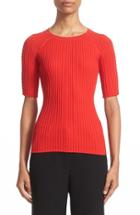 Women's Alexander Wang Pierced Sleeve Rib Knit Tee