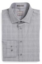 Men's Calibrate Trim Fit Check Dress Shirt