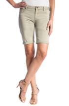 Women's Liverpool Jeans Company Hayden Rolled Bermuda Shorts - Beige