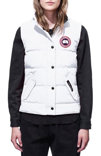 Women's Canada Goose 'freestyle' Slim Fit Down Vest (0) - White