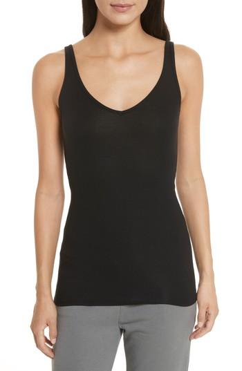 Women's Atm Anthony Thomas Melillo Deep V-neck Tank - Black