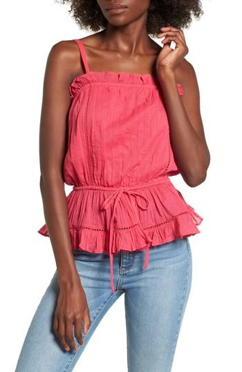 Women's Lovers + Friends Carmen Top - Pink